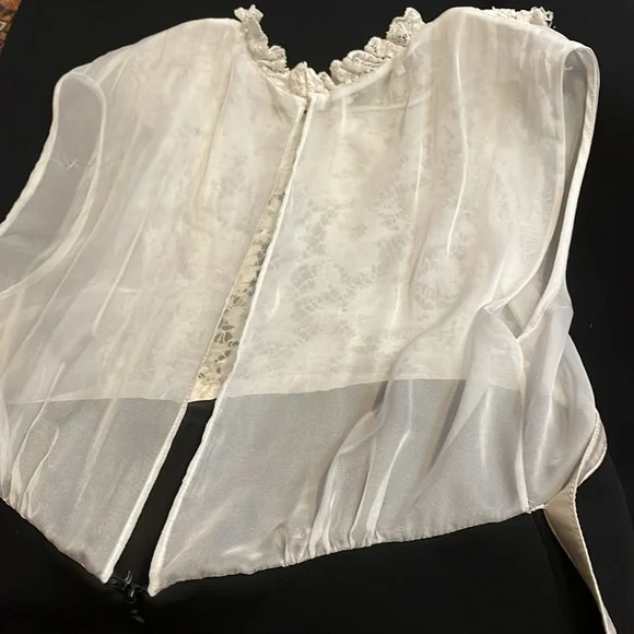 Miu Miu Mini~dress Silk, Lace, Crystal Embellishments, Length👌, Check! - Picture 13 of 15